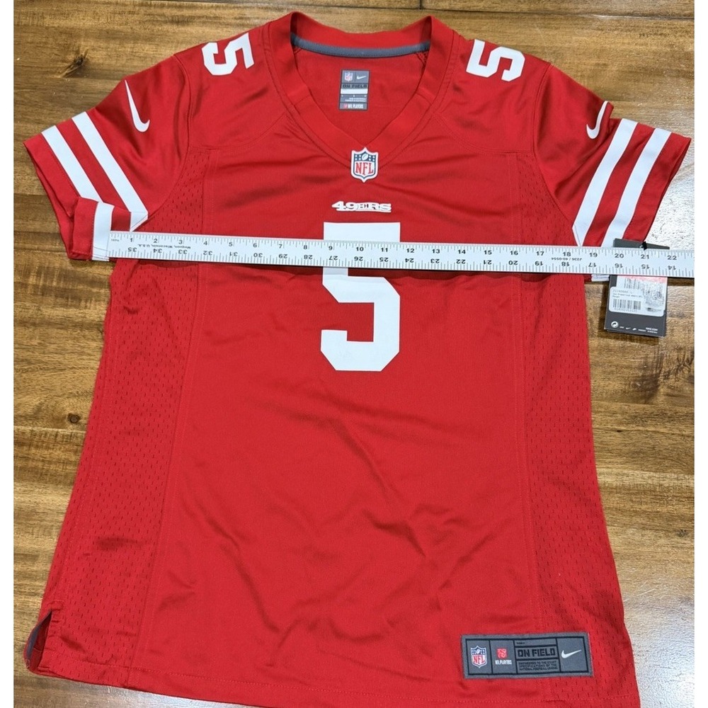 Trey Lance #5 San Francisco 49ers NIKE Football Jersey Women's Size Large NWT - Picture 8 of 10